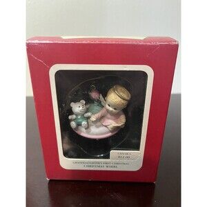 Carlton Cards Heirloom Collection Ornament  granddaughter's first Christmas-rare